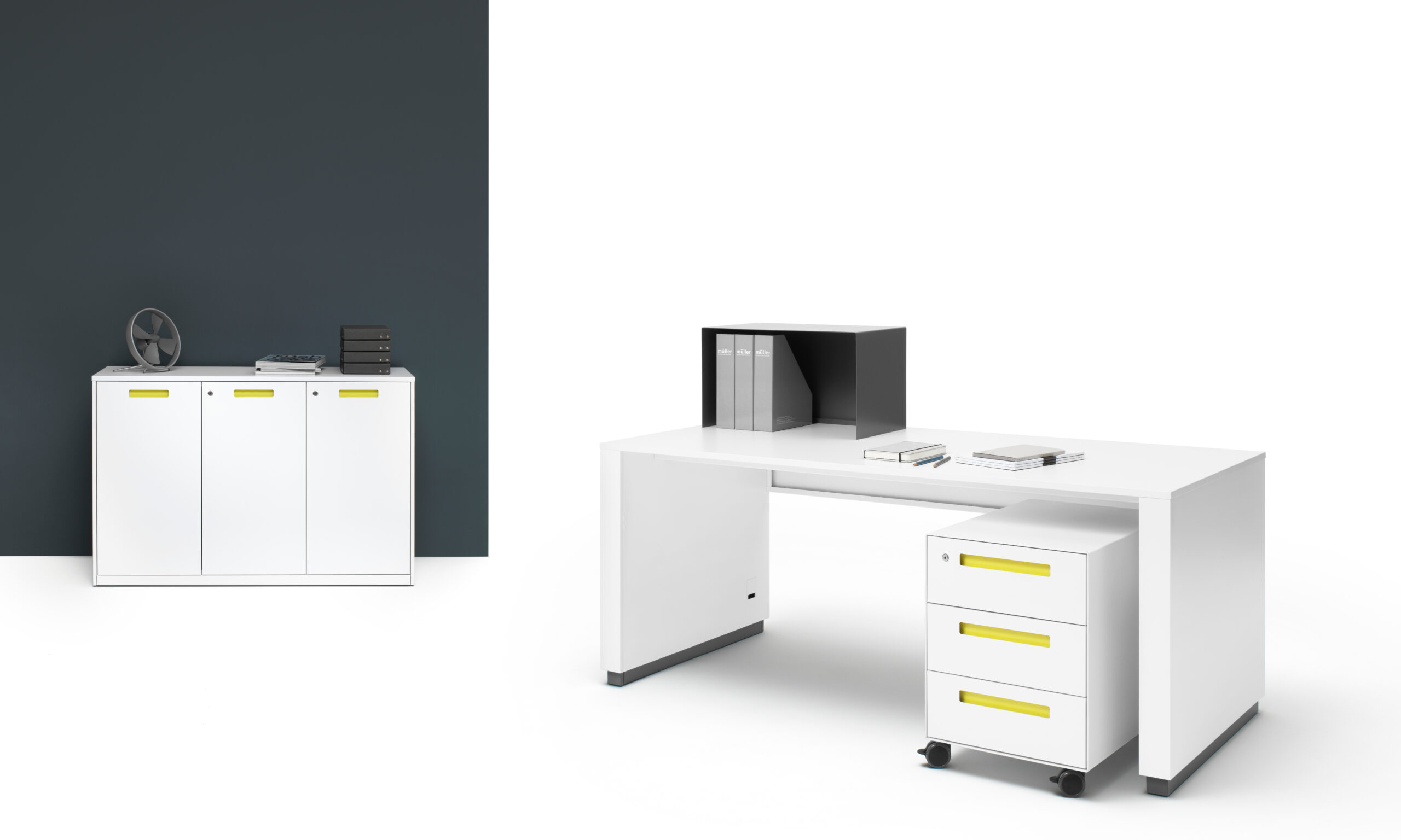 Müller Möbelfabrikation - Schreibtisch Workspace – Bild 2